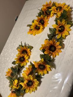 Sunflower Garland / Fall Floral Decor 🌻