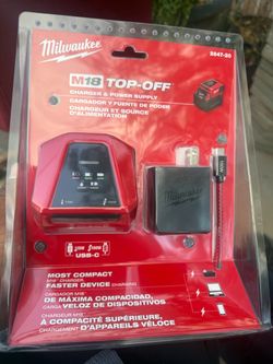 Milwaukee M18 Top-Off Charger & Power Supply