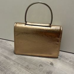 Rose Gold Metallic & Silver Purse - Mundi