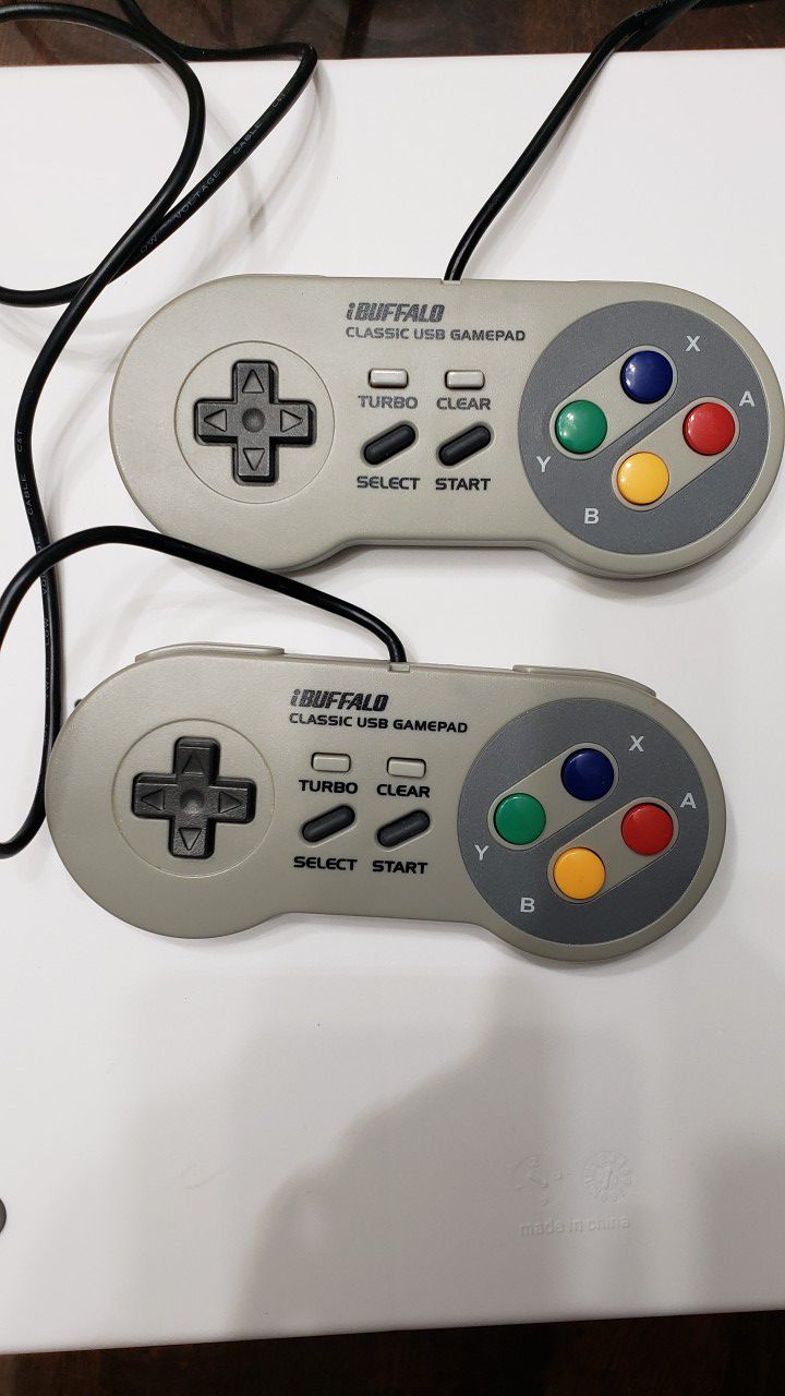 iBuffalo Classic USB Gamepad Controller BSGP801 Pair (set of two) for Sale in Bakersfield, CA OfferUp