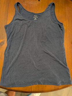 Sonoma Women's Everyday Black Tank Top XXL Soft Stretch Sleeveless
