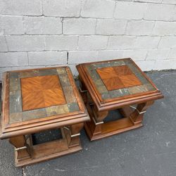 Sofa end tables 