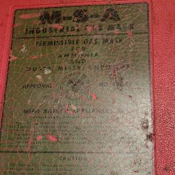 Vintage MSA  Industrial GAS mask