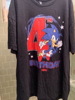 Sonic the Hedgehog 4th Birthday T-Shirt
