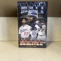 Matt Kemp 2024 Los Angeles Dodgers 27 Limited Edition Bobblehead Unopened New