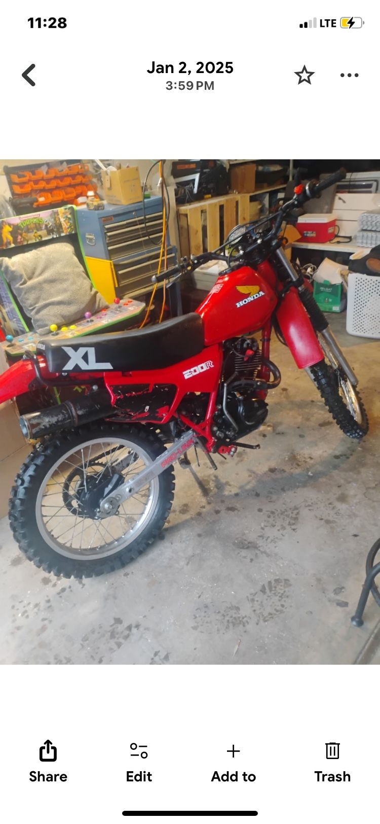 1983 Honda XL250R Dirt Bike 700 G You