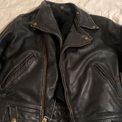 Vintage 1980’s Leather Motorcycle Jacket