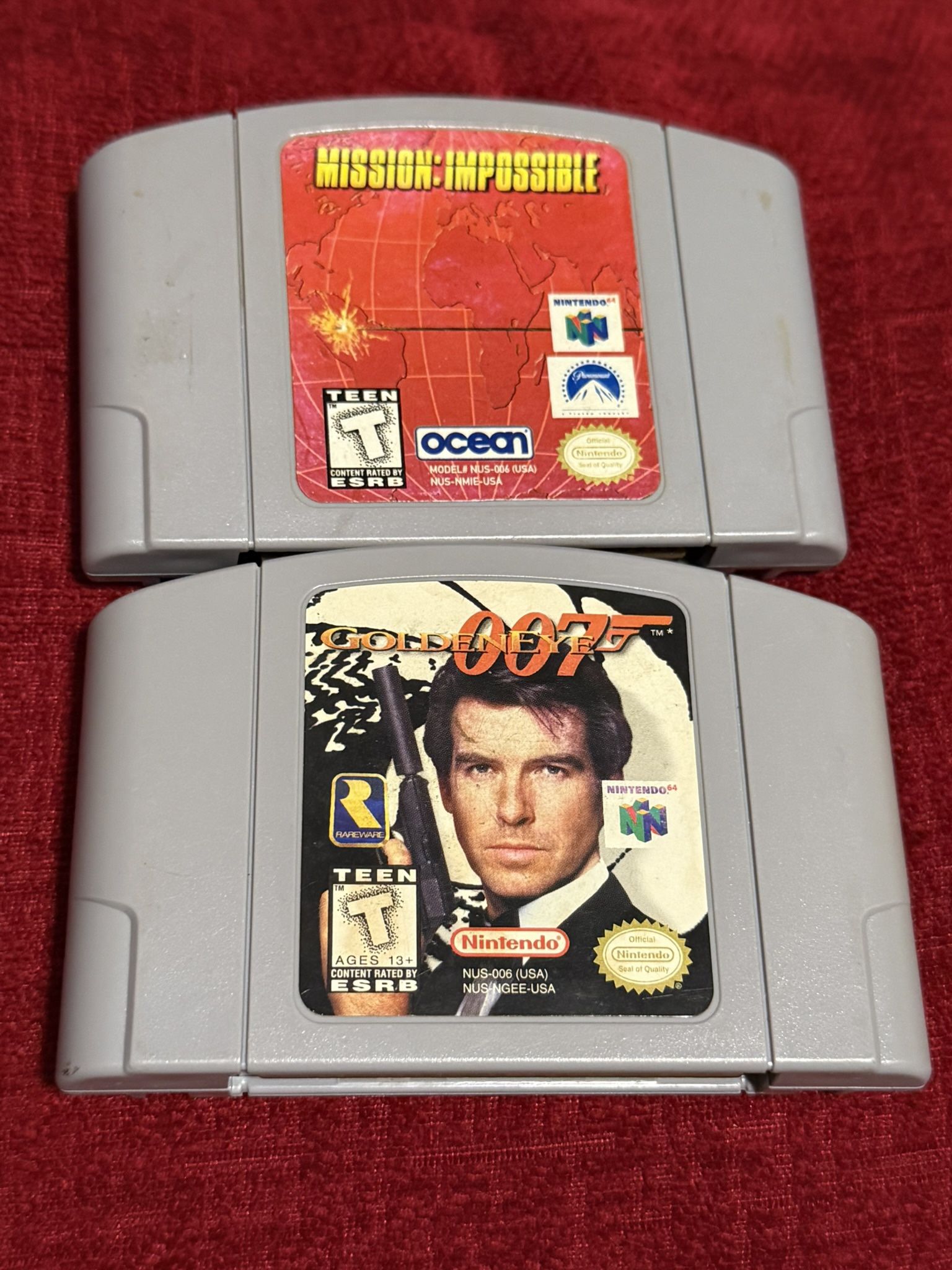 007 Goldeneye & Missions Impossible Nintendo 64
