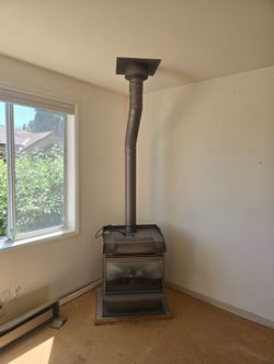 Gas stove/chimney