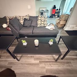 Living room table set