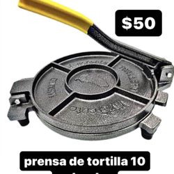10” Tortilladora Nueva En Caja/ New Tortillas Press