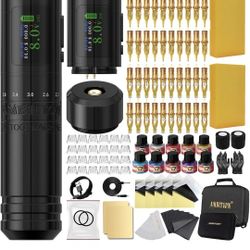 Wireless Tattoo Gun W/Wireless Tattoo Printer