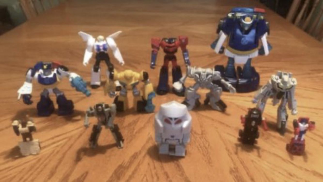 Transformers and auto bots 12 pieces all together