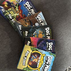 Dog Man Books 📚 6 Books Basically New 