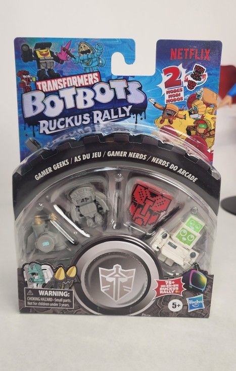 Transformers:BotBots Ruckus Rally Mini Figure 5 Pack Hunger Hubs