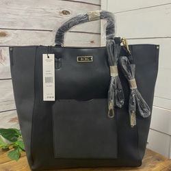 NWT BCBG Womens Carla Tote Shoulder Or Hand Bag Purse Black