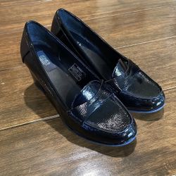 Jones New York Block Heeled Penny Loafers