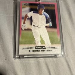 Shohei Ohtani 1/10 Leaf Pink Rookie SSP