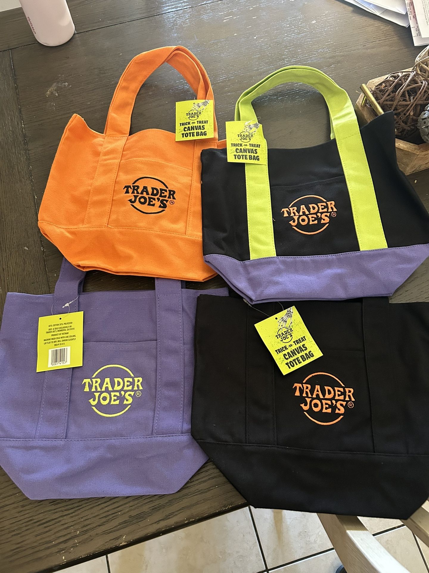 Halloween Themed Tote Bags