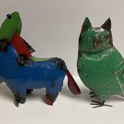 Small Metal Animals $10 Ea. 