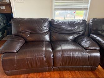 Leather couch