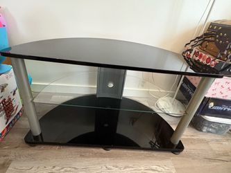 Free TV Stand with  Glass shelve s
