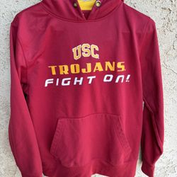 USC Trojans Fight On! Adult Small Hoodie Football