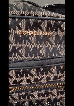 ✨🔥Michael Kors Bedford Flight Bag the Black Monogram Crossbody design 😍