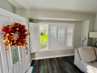 Plantation Shutters for Sliding Glass Doors | Custom Window Shutters Interior Shutters Near Me