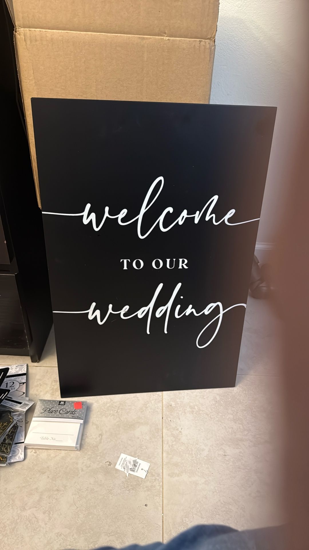 Welcome To Our Wedding
