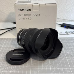 Tamron 20-40mm f2.8 Sony E
