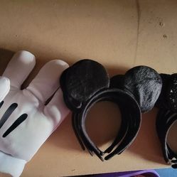 Mickey and Mini Ears And Gloves