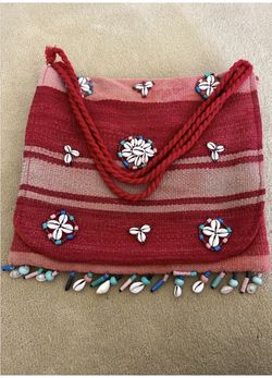 Handmade Beaded Shoulder Bag