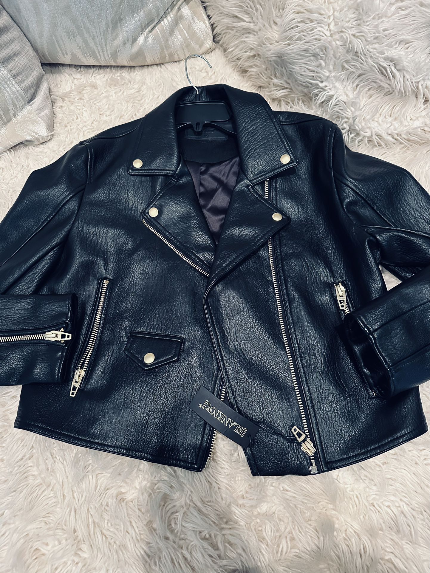 Blancknyc Leather Jacket Size L New