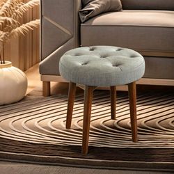 2 New With Box High-quality Brand Ikea Sofa Stool Or Ottoman Gray Velvet Color have them as an extra seats for your living room without taking much sp