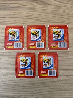 Panini FIFA South Africa 2010 World Cup (5 sticker packs)