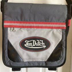 Vintage VON DUTCH laptop/messenger Bag