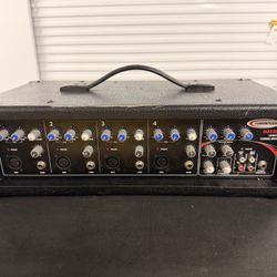 Harbinger HA120 Powered Mixer 120W 4 Channel PA Amplifier Mixer