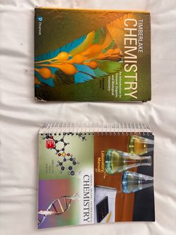 Chemistry Textbook + UNUSED Lab Manual – Timberlake 13th Ed – $160