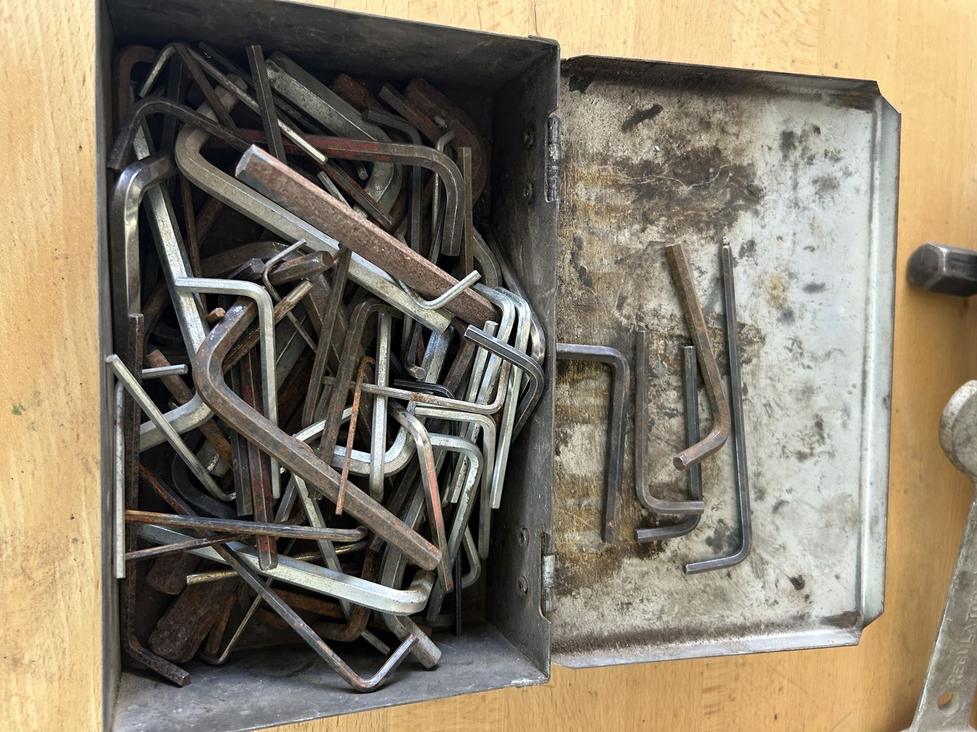 Box Of Various Allen Wrenches