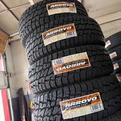 ‼️🚨vendo Set De Llantas 265 70 16 Arroyo Tires Allterain 