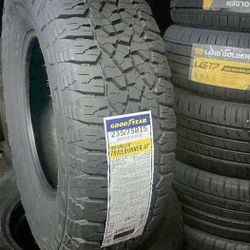 4 Brand New Tires 235/75/15 AT Good Year Tires