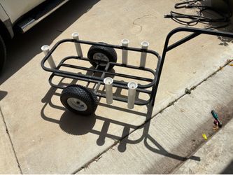 FISHING CART ..good tires..Just missing hand carrie
