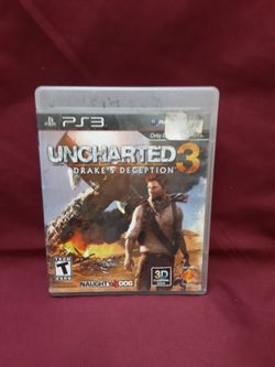 Uncharted 3 Drake's Deception Sony PlayStation 3 PS3 Video Game