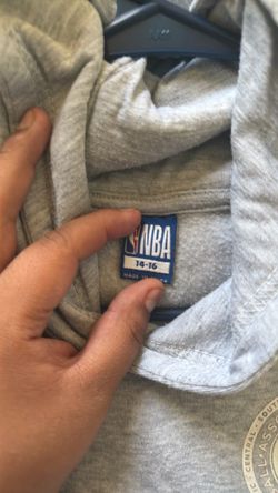 NBA Gray Hoodie Size 14-16 kids