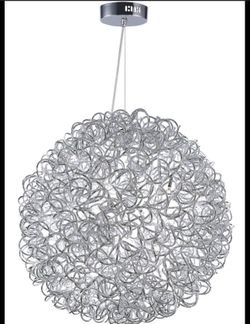 Chrome Dining room Chandelier