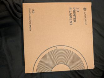2 New Anycubic PLA Filament Spools – Pearl Black – 1.75mm