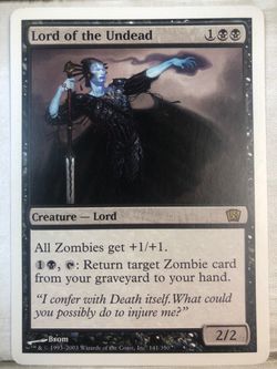 MTG 8th edition Lightly Played Lord if the Dead