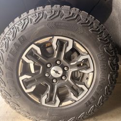 18 inch Stock 2026 ZR2 1500 Rims & Tires