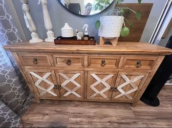 Rustic Wooden Sideboard